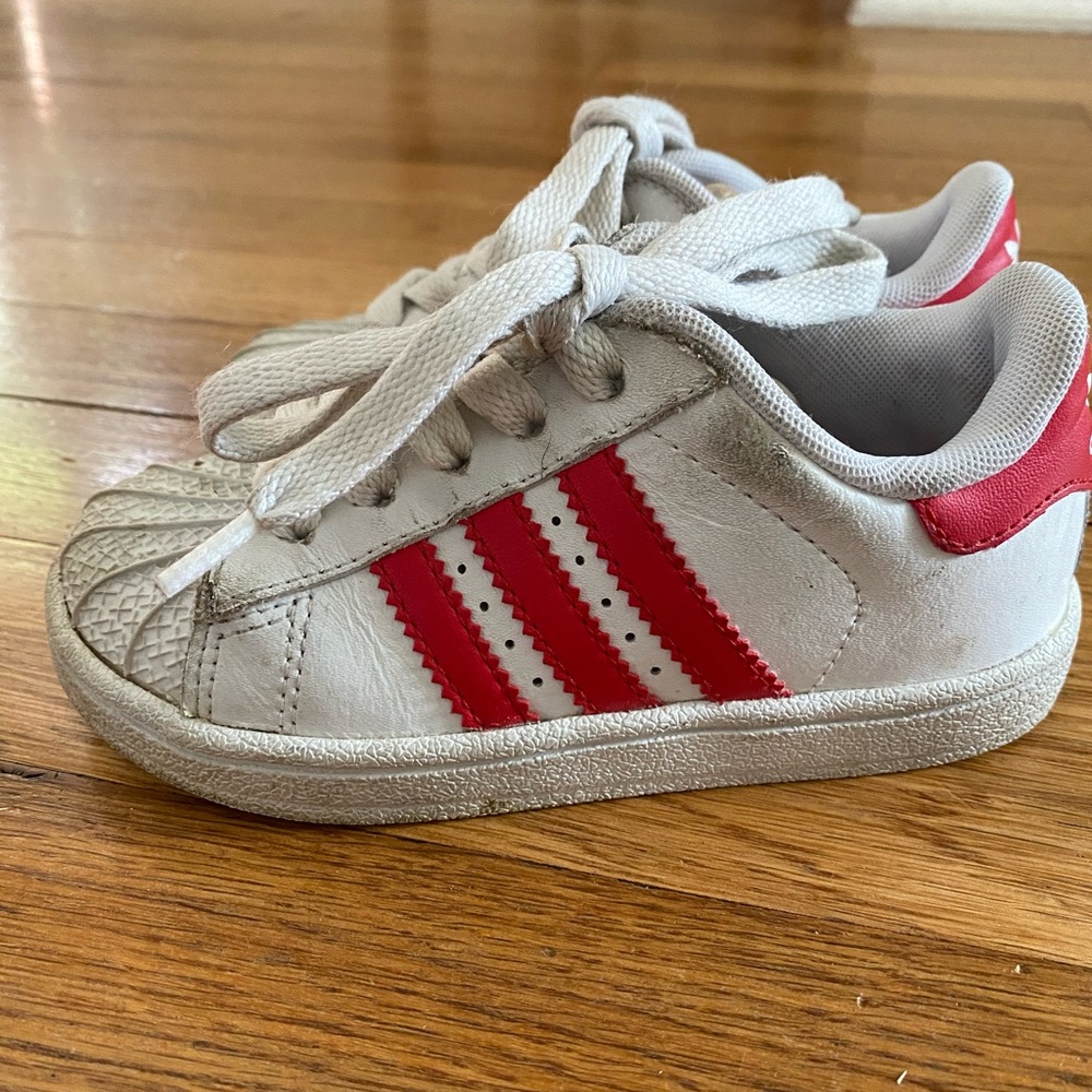 Kids Adidas Shell Toe Sneakers